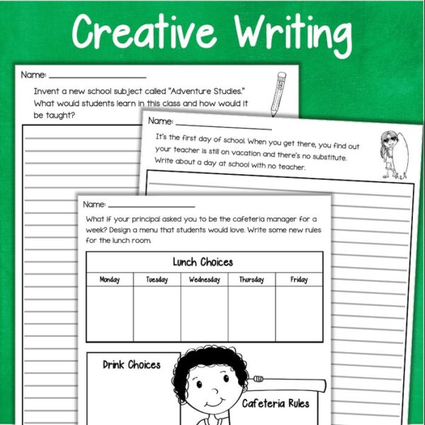 back to school writing prompts